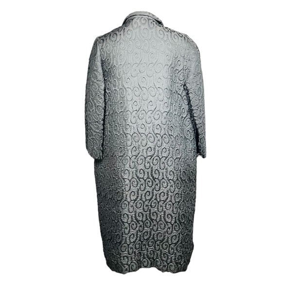 Embroided vintage dress coat - Picture 4 of 4